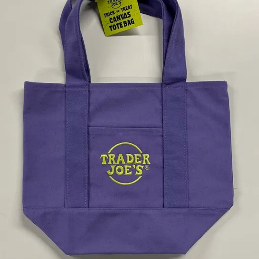 Trader Joe's Trick-or-Treat Mini Canvas Tote